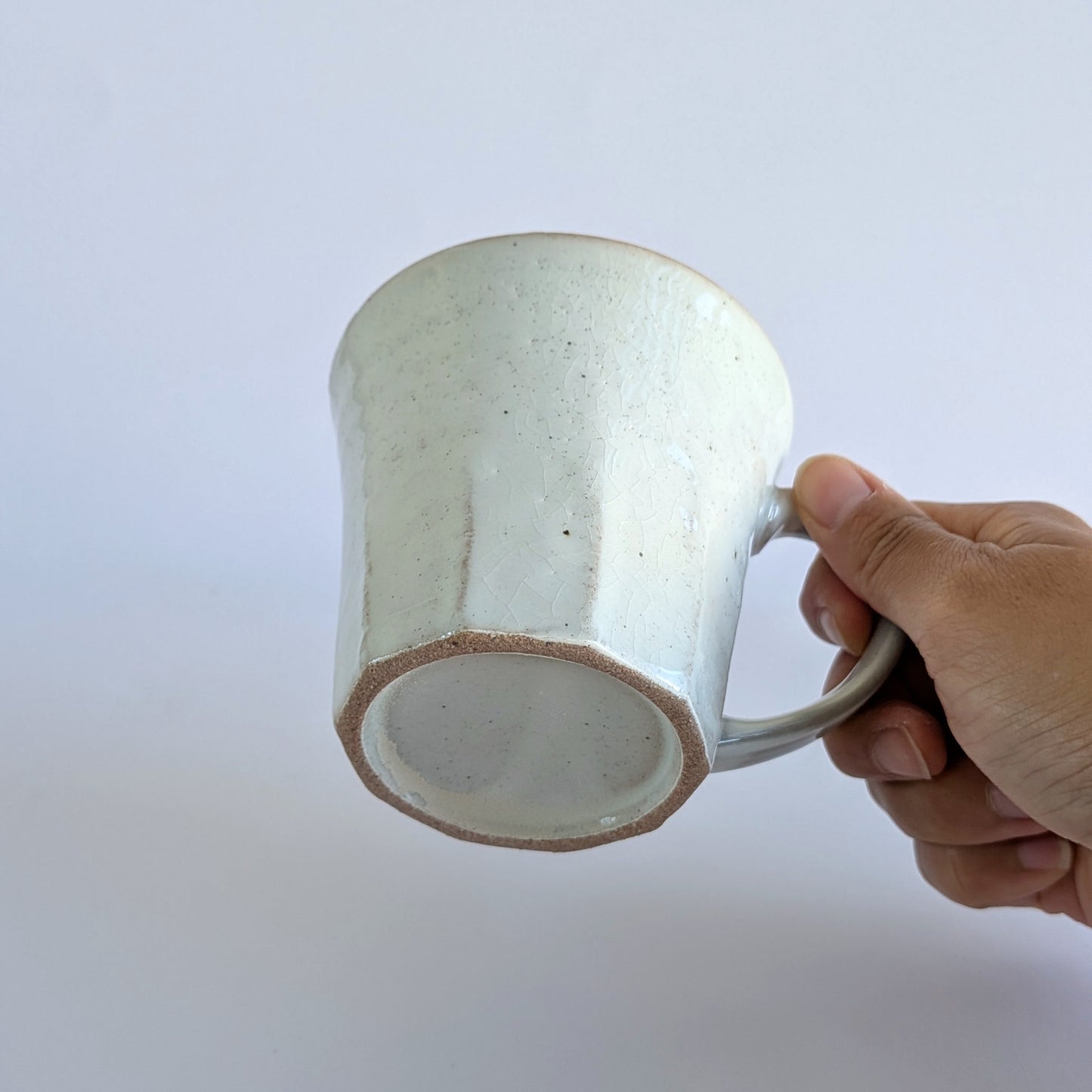 Shiro White Mug With Black Detail