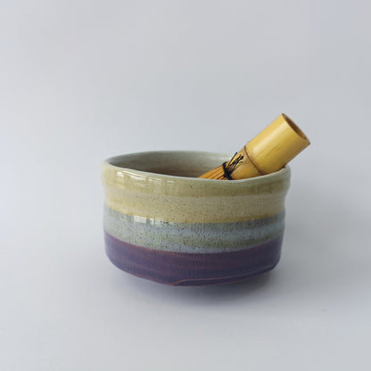 Murasaki Purple Stripe Matcha Bowl