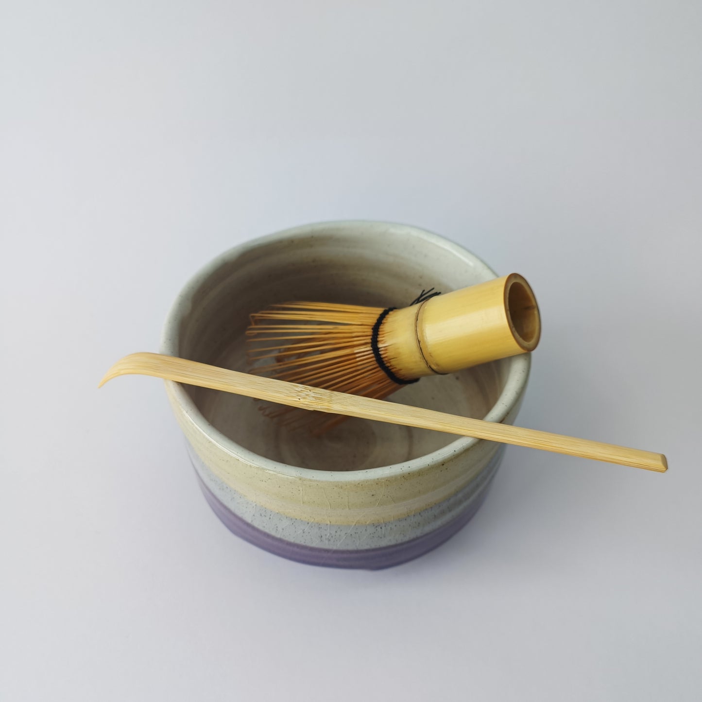 Murasaki Purple Stripe Matcha Bowl