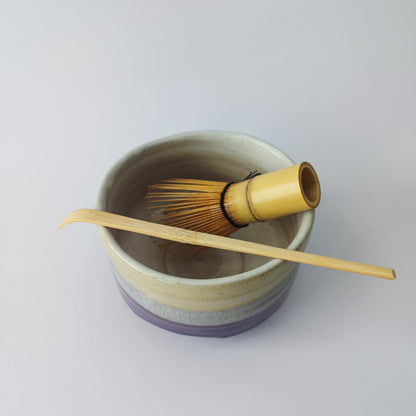Murasaki Purple Stripe Matcha Bowl