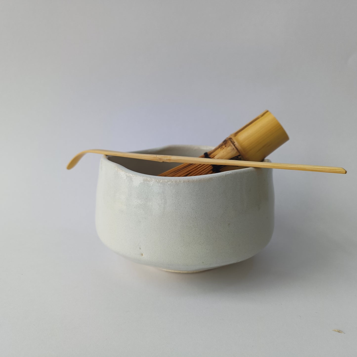 Yuki White Matcha Bowl