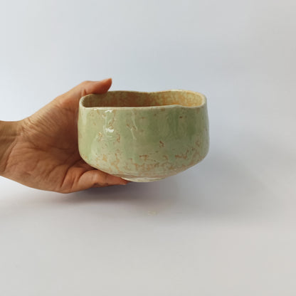 Haiyu Soft Green Matcha Bowl