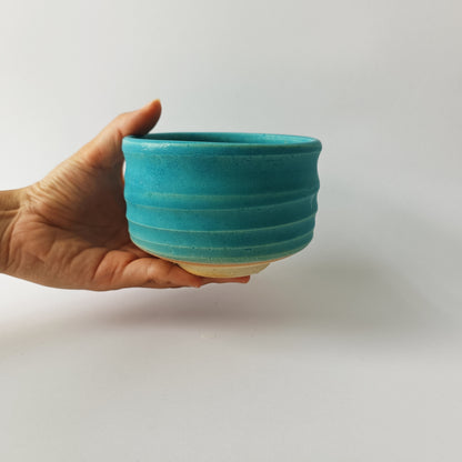 Sora Turquoise Blue Matcha Bowl