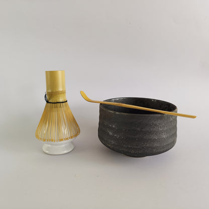4-piece Matcha Ritual Set - Kin Matcha Bowl