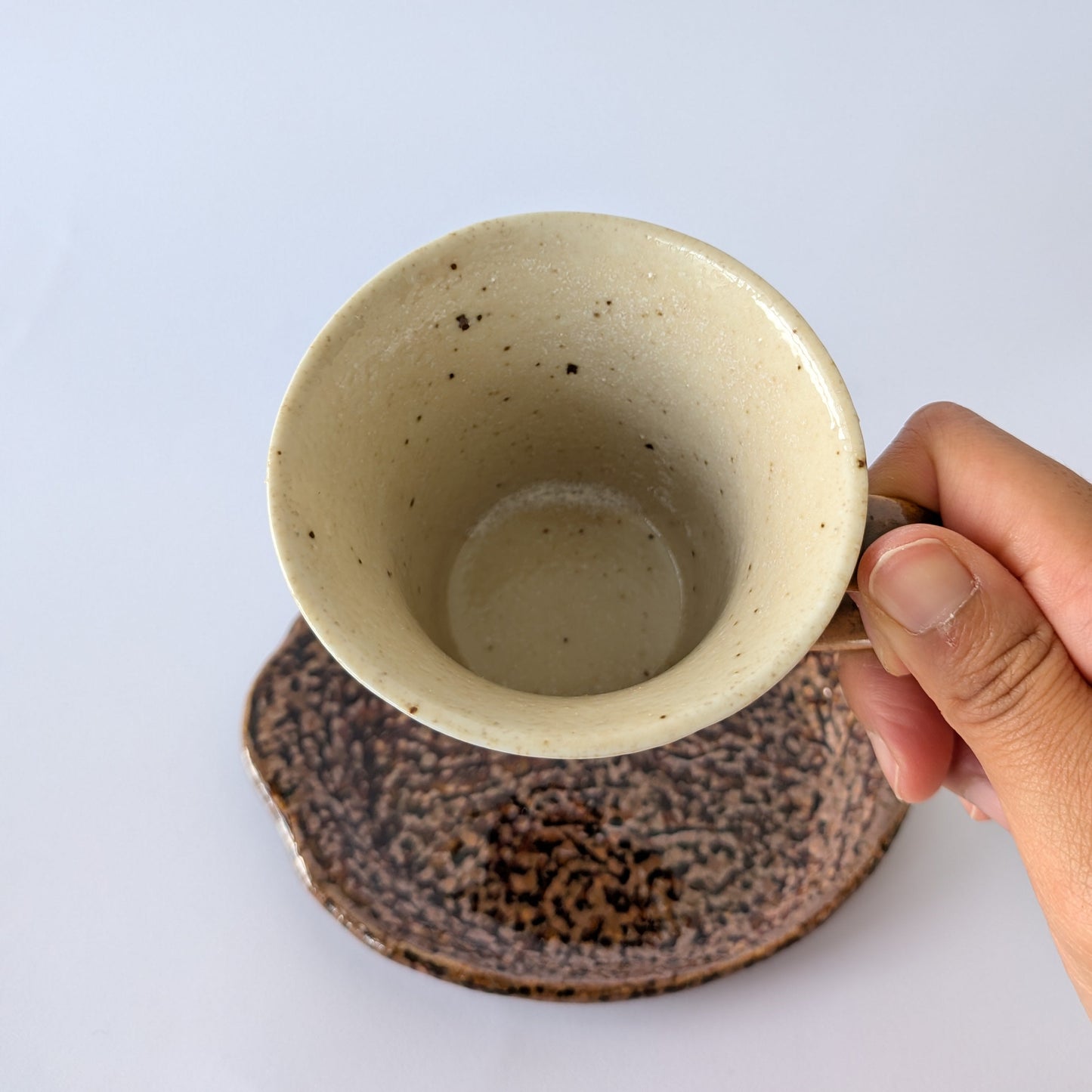 Mugi Speckled Cup & Saucer Set