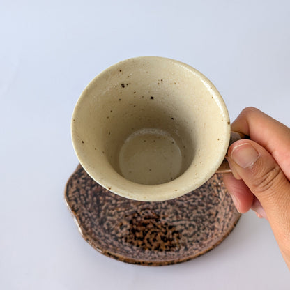 Mugi Speckled Cup & Saucer Set