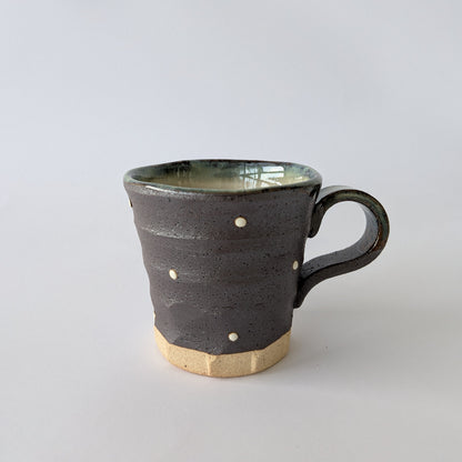 Mika Charcoal Dot Mug
