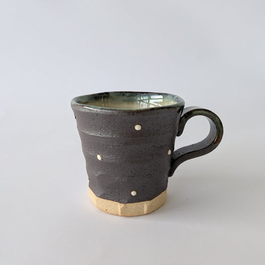 Mika Charcoal Dot Mug