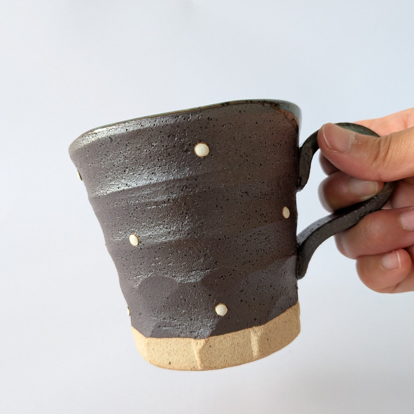Mika Charcoal Dot Mug