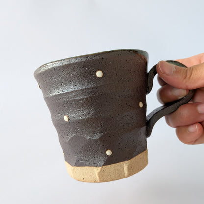 Mika Charcoal Dot Mug
