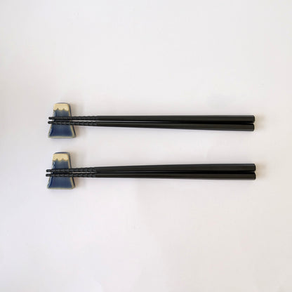 Fuji Chopsticks with Chopstick Rest (Set of 2 Pairs)