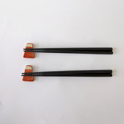 Fuji Chopsticks with Chopstick Rest (Set of 2 Pairs)