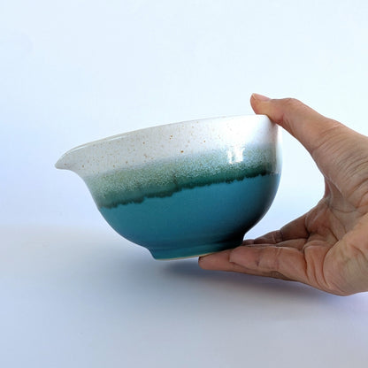 Aya Aqua Matcha Bowl with Spout